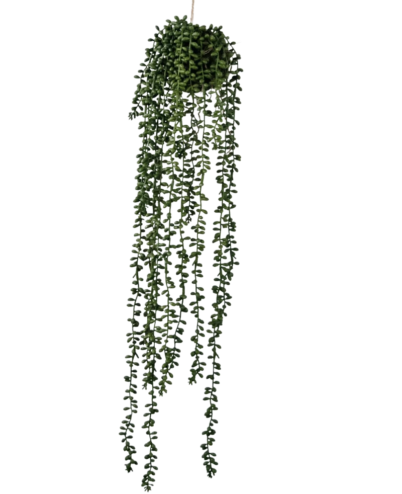 Künstliche Hängepflanze Senecio Kugel 71 cm