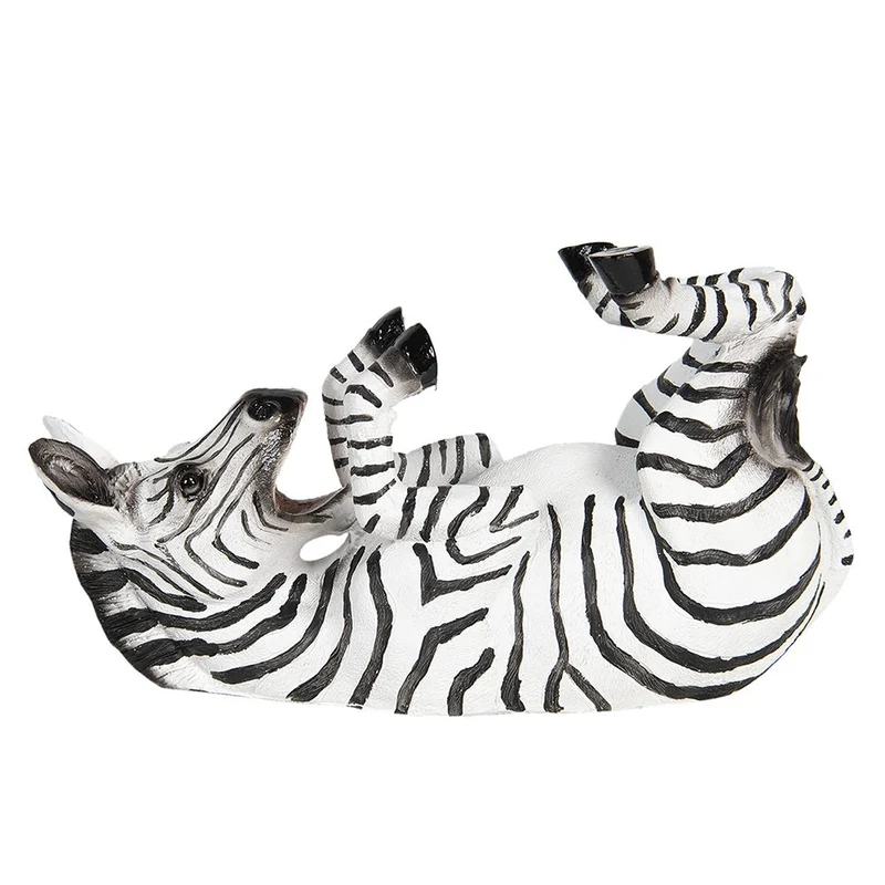 Weinregal Zebra in Schwarz-Weiß