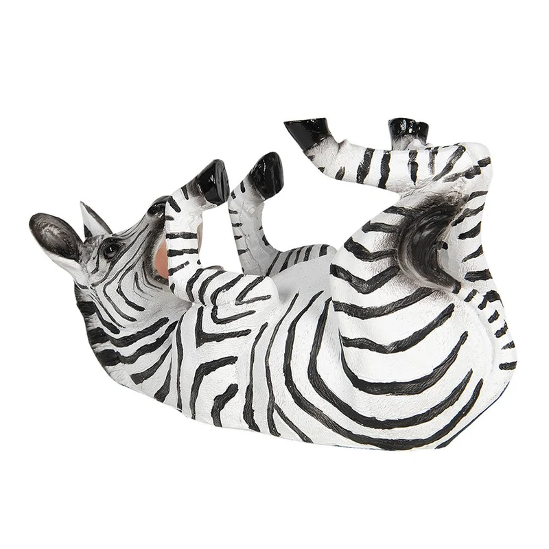 Weinregal Zebra in Schwarz-Weiß