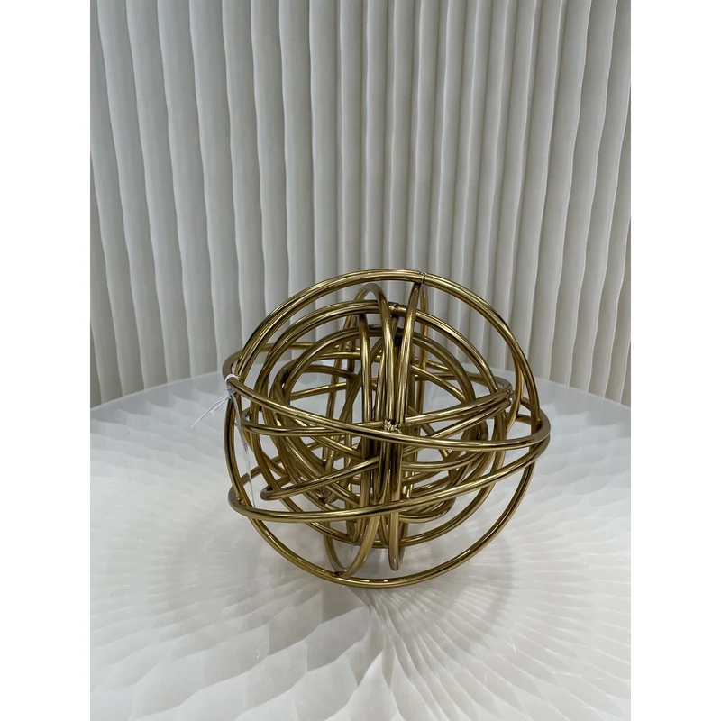 Goldene Knotenskulptur, groß