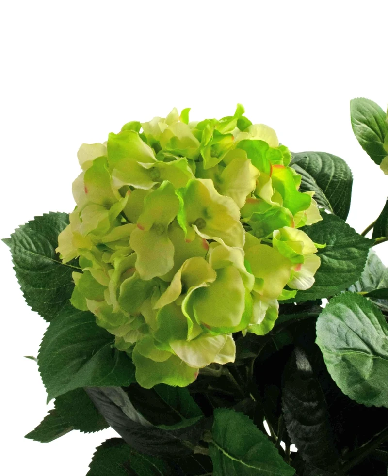 Kunstplant Hortensia UV 43 cm groen