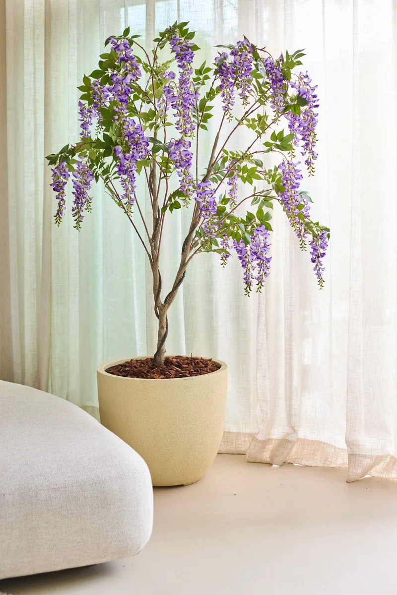 Künstliche Glyzinienpflanze 210 cm