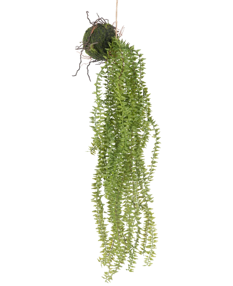Künstliche Hängepflanze Phlegmariurus Kugel 55 cm