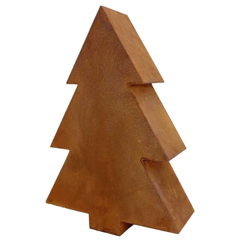 3D-Tannenbaum aus Edelrost