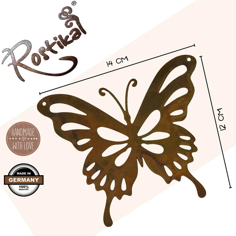Schmetterling "Paula" aus Edelrost