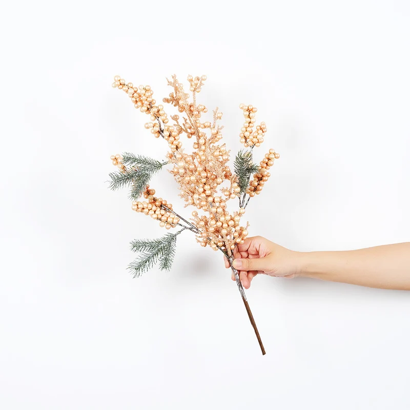 Künstliche Weihnachtsdekoration Künstliche Kieferäste mit Holy Berries
