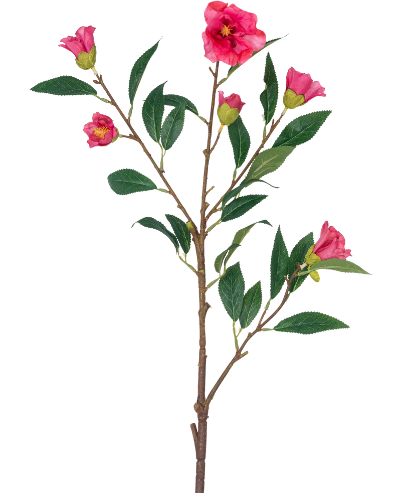 Künstliche Blume Cammellia 80 cm rosa