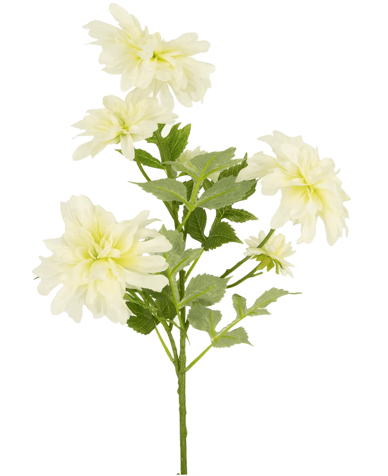 Künstliche Blume Dahlie 60 cm weiß