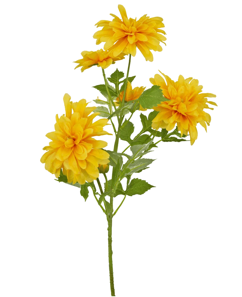 Künstliche Blume Dahlie 60 cm orange