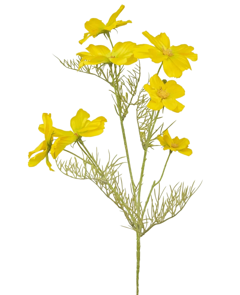 Künstliche Blume Cosmos 74 cm gelb