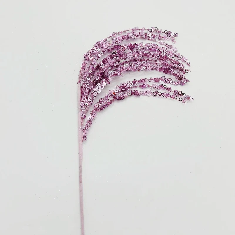 53 cm Glitzernde Weihnachtsbaum-Picks und -Sprays sowie Glitzer-Strasszweige