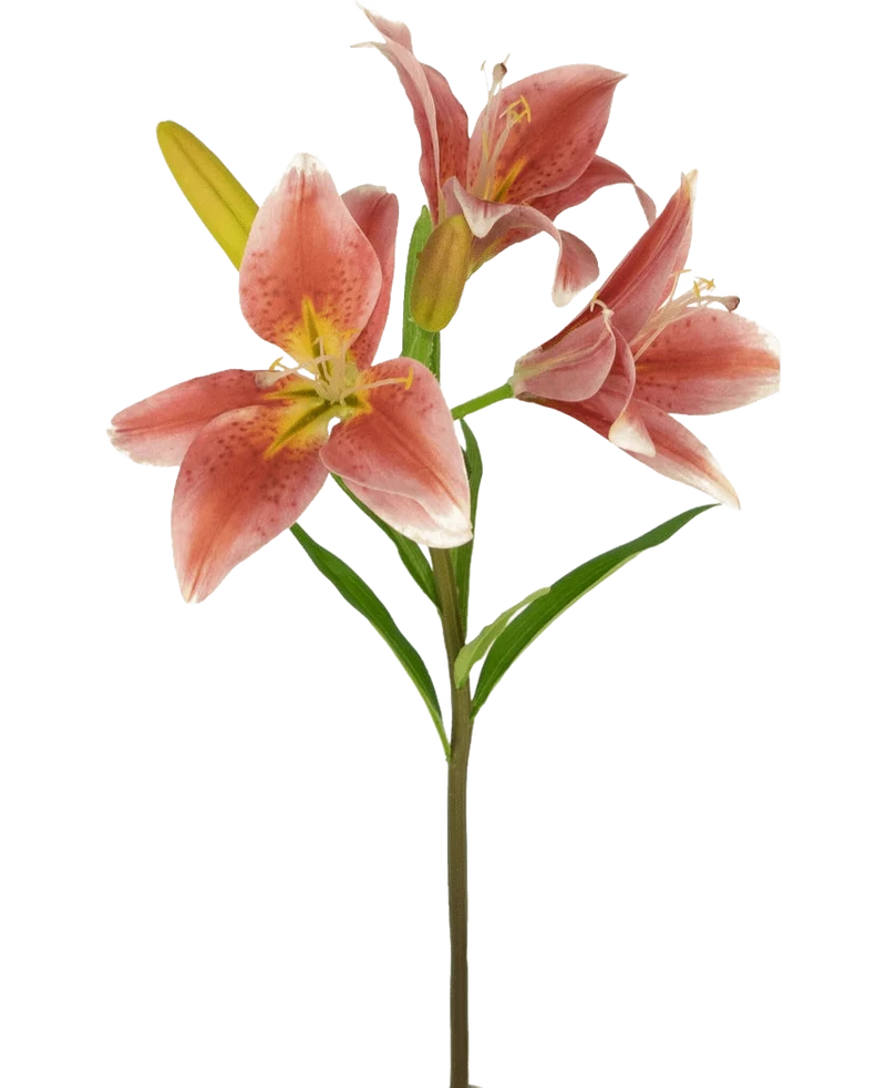 Künstliche Blume Asiatische Lilie 66 cm alt rosa