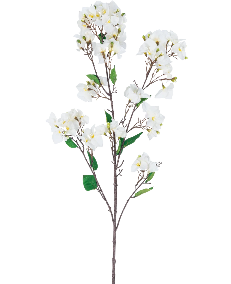 Künstliche Blume Bougainvillea 120 cm weiß