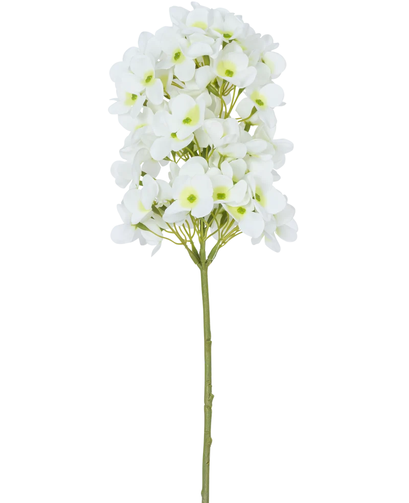 Künstliche Blume Schneeball Real Touch Weiß 58 cm