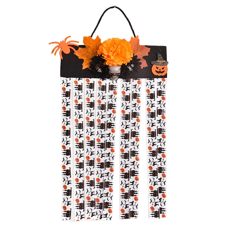 Halloween-Dekorationshänger Kürbis-Hänger Spinne-Hänger und Totenkopf-Hänger