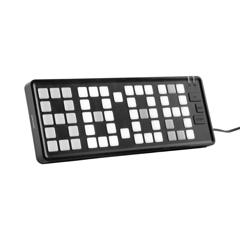 Retro-Wecker im Tastatur-Design