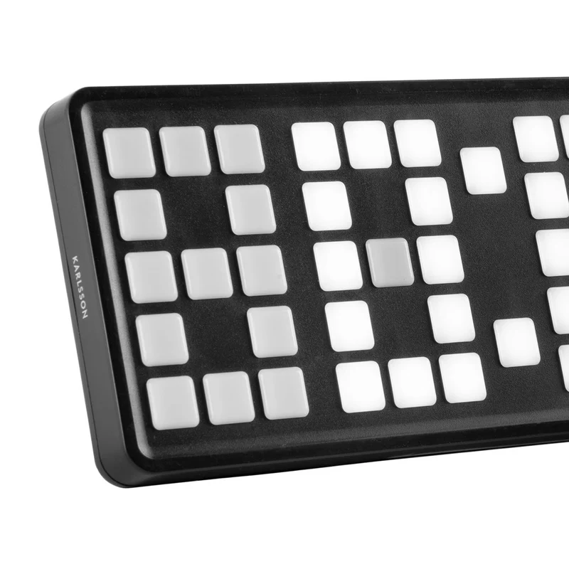 Retro-Wecker im Tastatur-Design