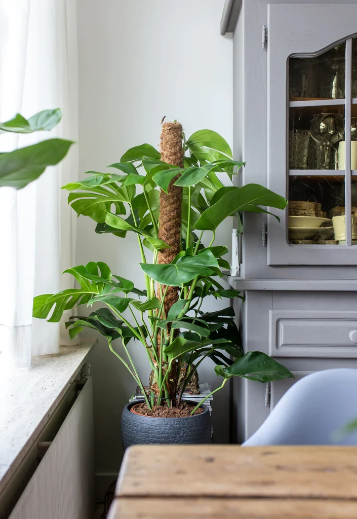 Monstera pertusum (Fensterblatt) (L)