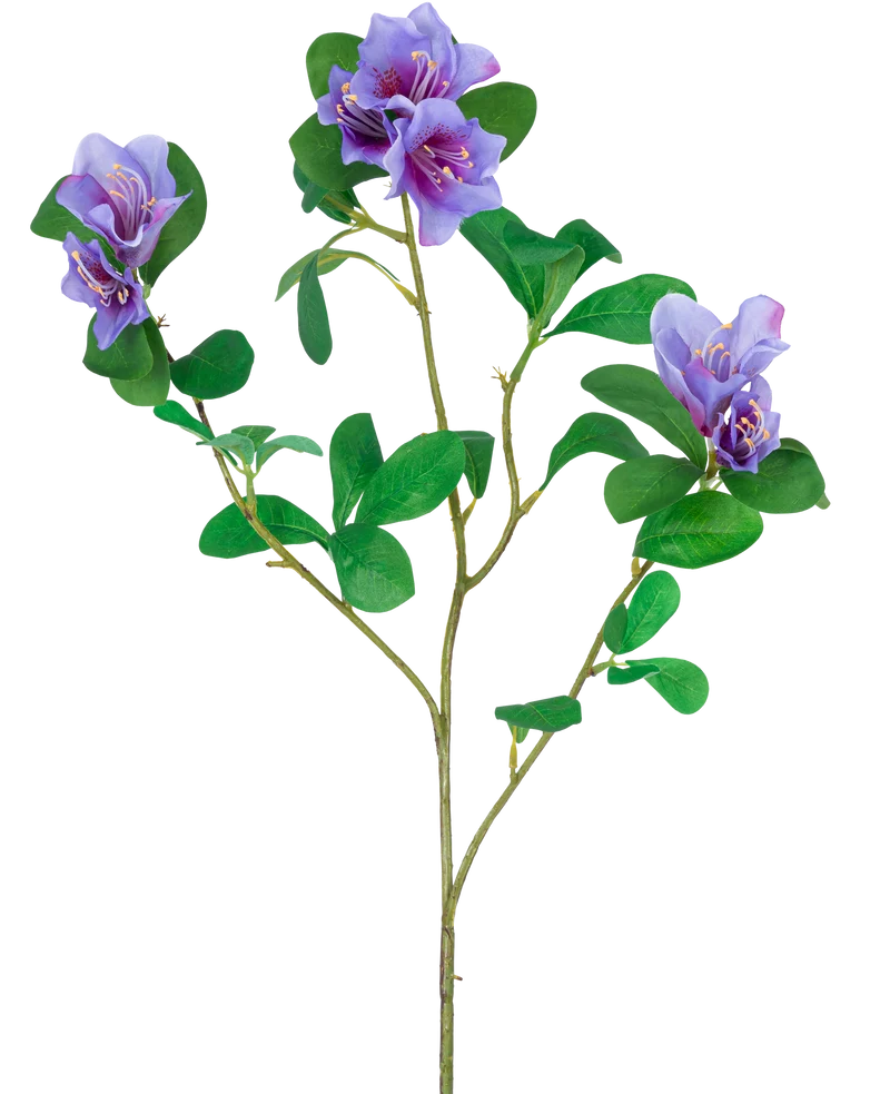 Künstliche Rhododendron Azalee 70 cm lila