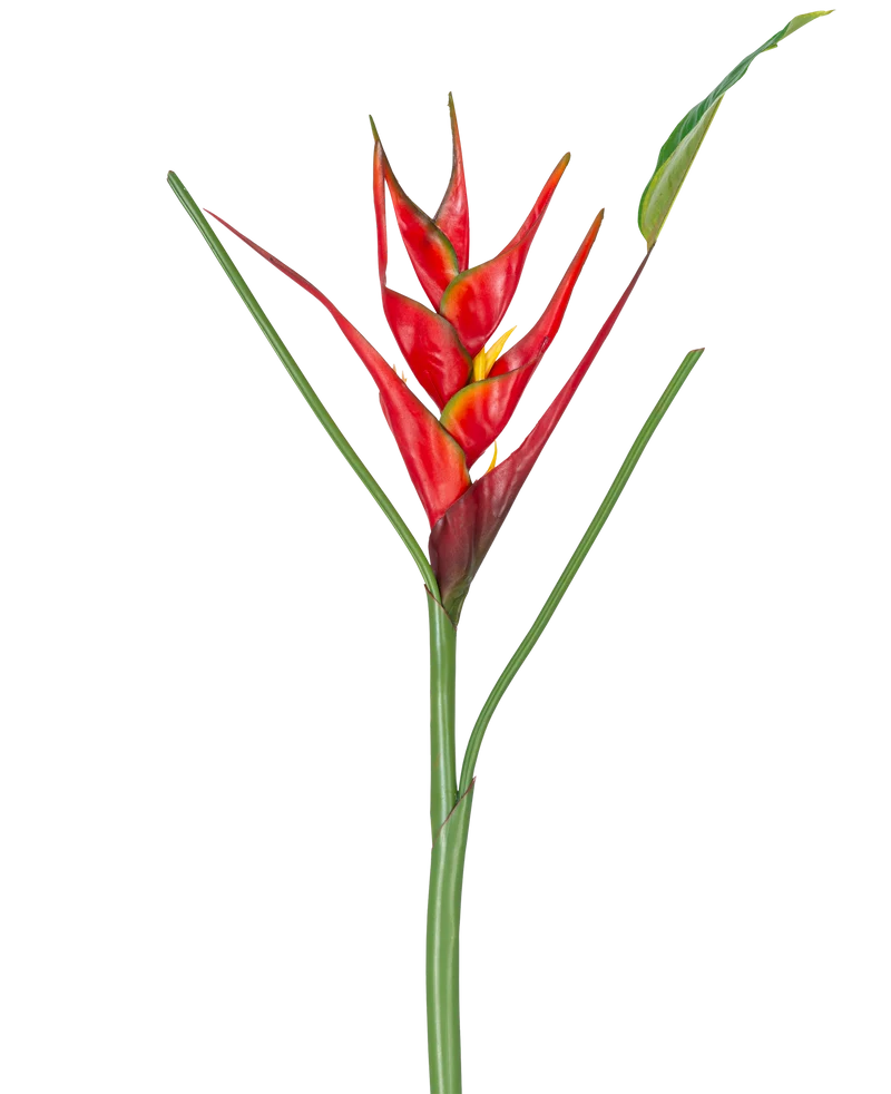 Künstliche Blume Heliconia 90 cm rot