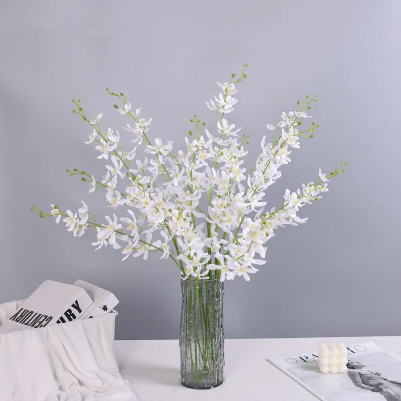96 cm künstliche Vanda Real-Touch-Qualität für Hochzeits- & Heimdekoration