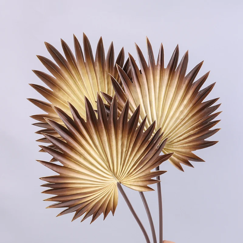 65 cm Künstliche Blumen Palmenschwertblätter & Touch-Fächerblätter