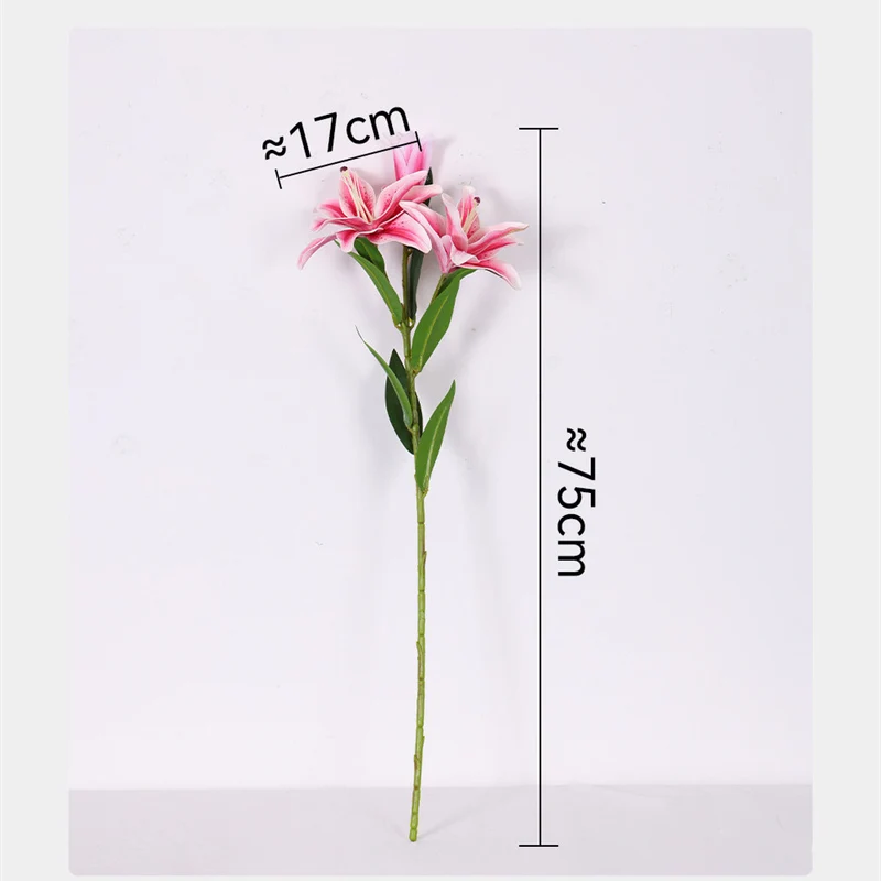 75 cm künstliche Lilien Tischzentren-Arrangements für Hochzeiten, zu Hause, Parties, Gärten und Büros als Dekoration