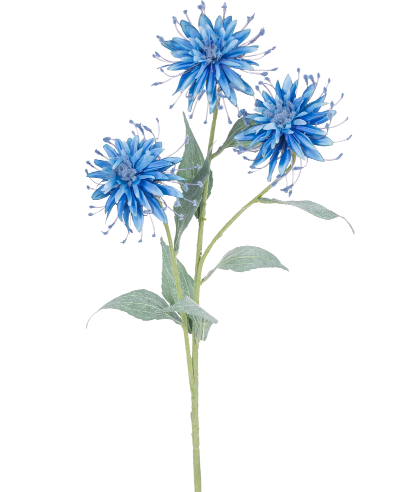 Künstliche Blume Scabiosa Japonica 70 cm blau