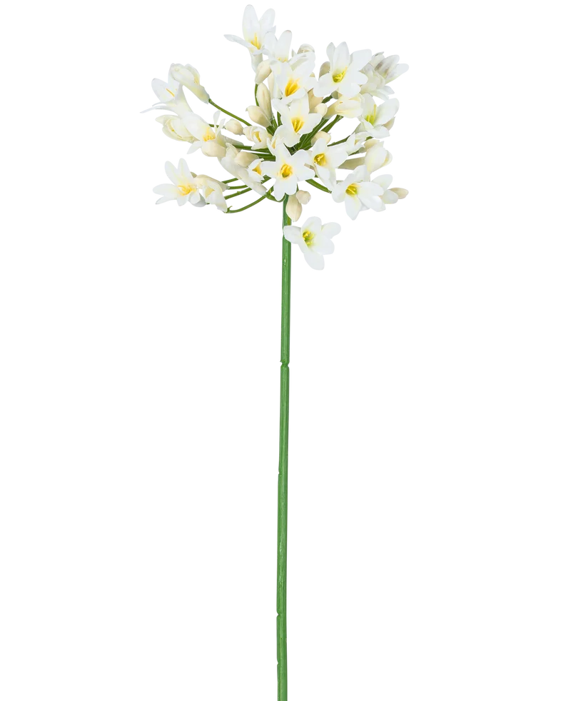 Künstliche Blume Agapanthus 75 cm weiß