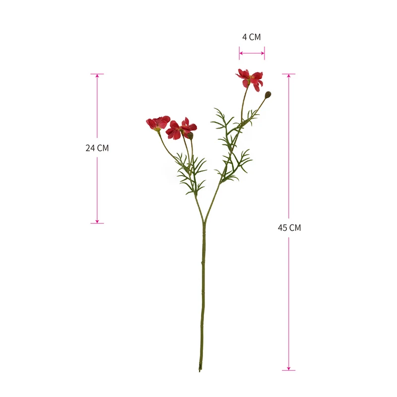 45 cm Künstliche Margerite realistisch & pflegeleicht für Vase oder Garten