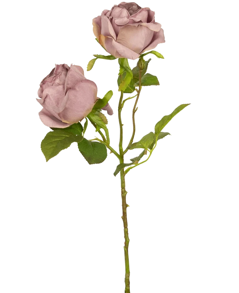 Künstliche Rose Deluxe 55 cm lila