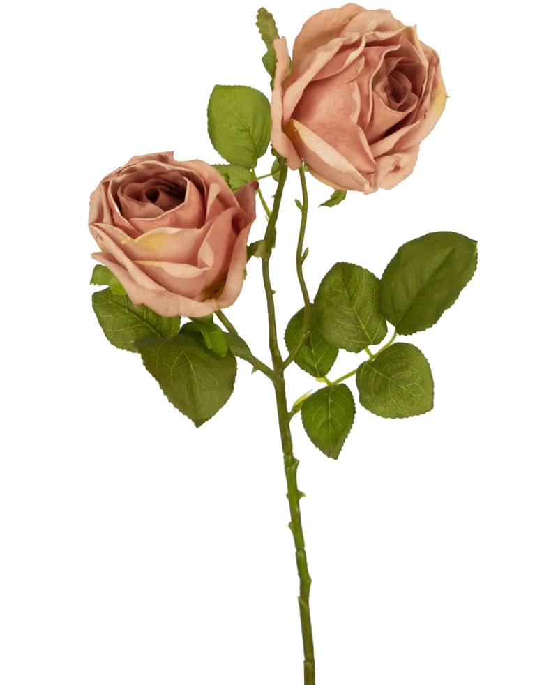 Künstliche Rose Deluxe 55 cm rosa