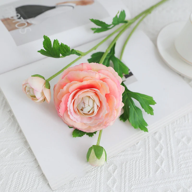 46cm Künstliche Ranunkeln – Für Blumenarrangements & Home-Design