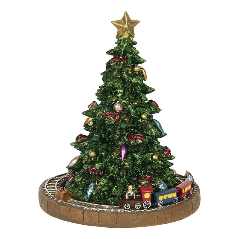 Spieluhr Weihnachtsbaum Grün? 15x18 cm