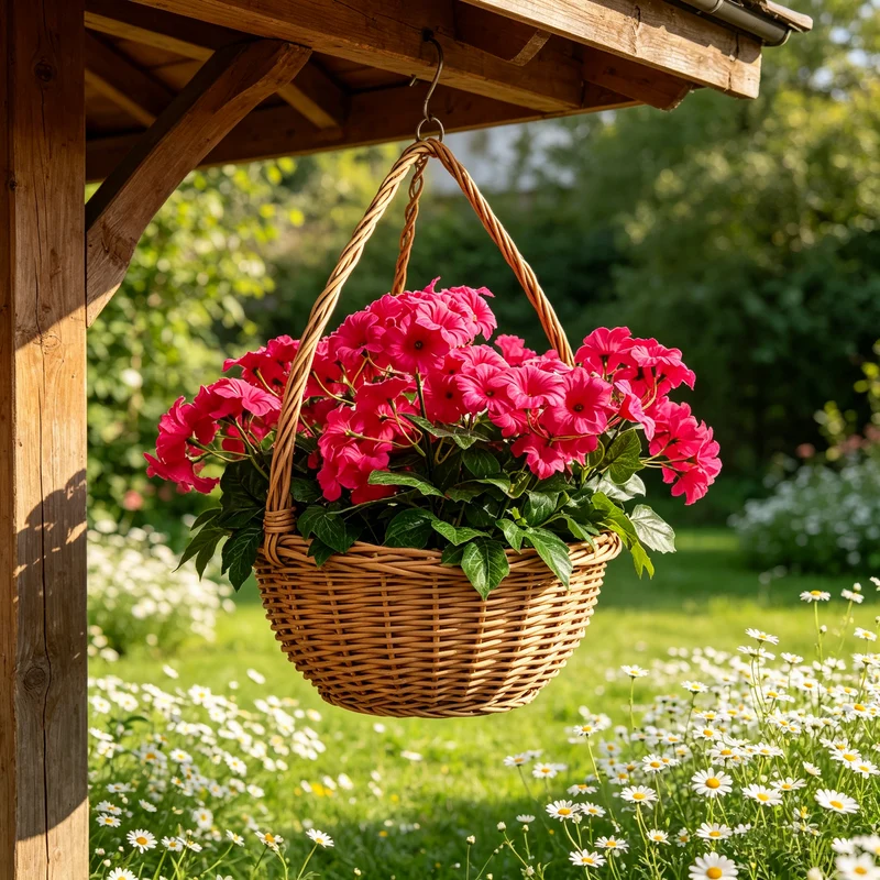 Verbesserte 50 cm UV-beständige künstliche Petunien – Realistische Seidenblumen für die Außendekoration