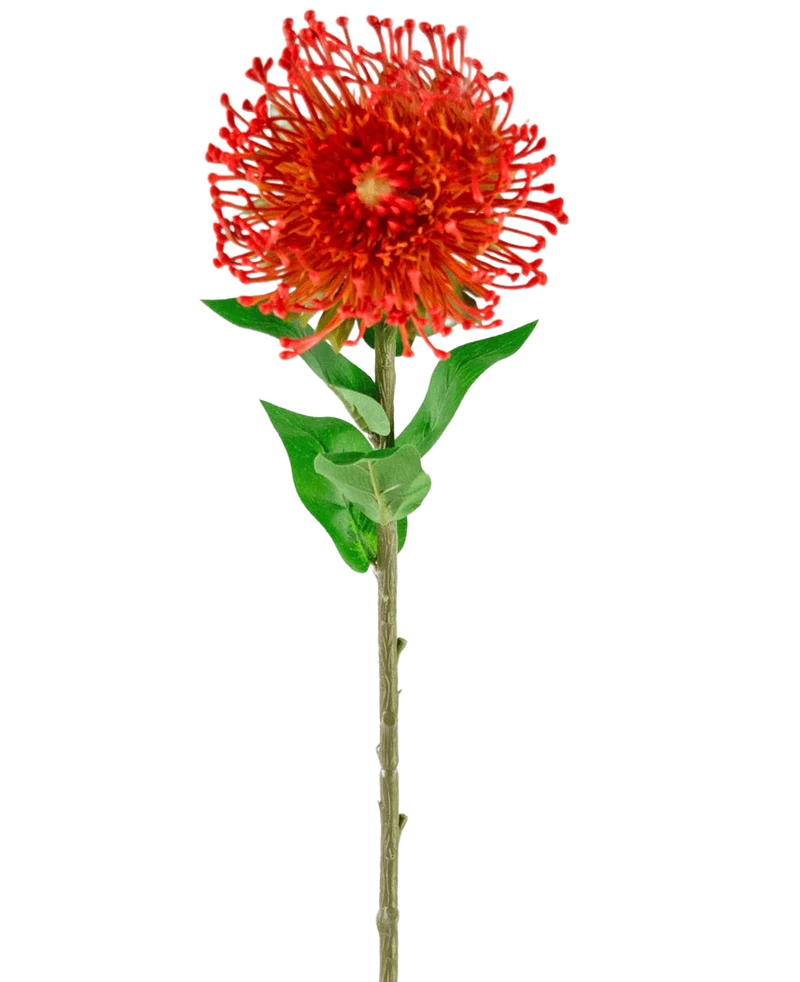 Künstliche Blume Protea 73 cm rot