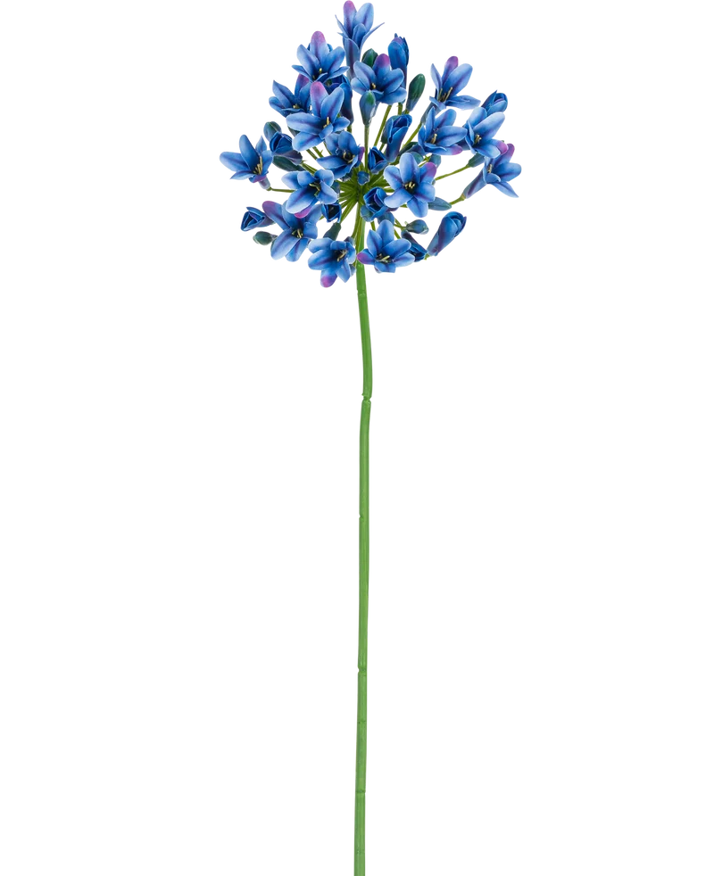 Künstliche Blume Agapanthus 77 cm blau