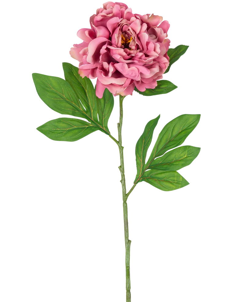 Künstliche Blume Pfingstrose 77 cm rosa