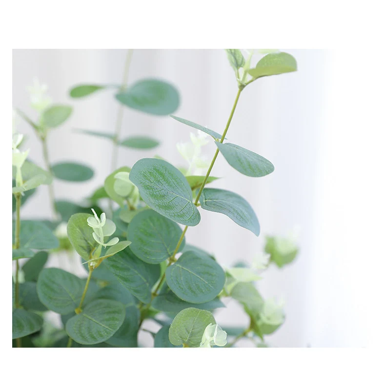 77 cm lange künstliche Eukalyptus-Zweige (mehrästig) – Für Arrangements