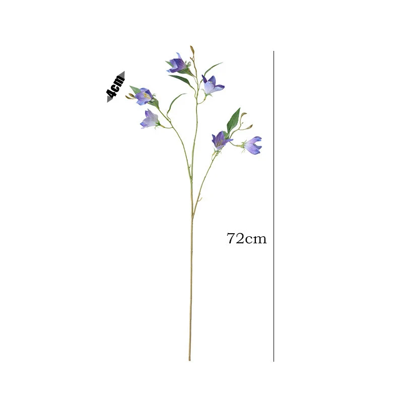 72 cm künstliche Glockenblumen – Ideal für Blumenarrangements & Heimdekoration