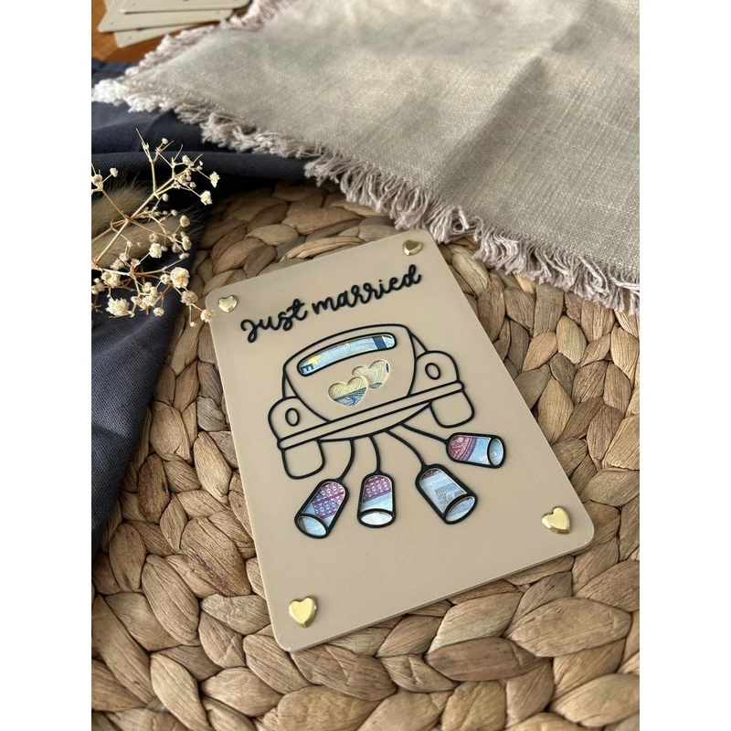 Geldgeschenk Hochzeit - Geldgeschenkkarte für das Brautpaar - Kreative Geschenkidee zur Hochzeit