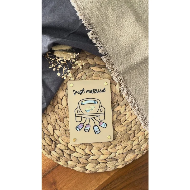 Geldgeschenk Hochzeit - Geldgeschenkkarte für das Brautpaar - Kreative Geschenkidee zur Hochzeit