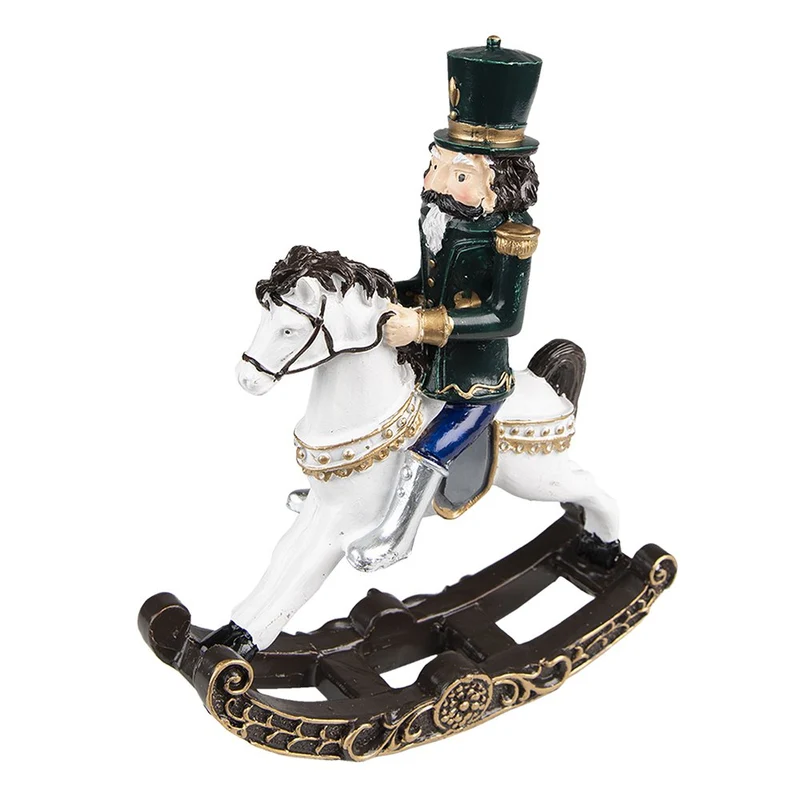 Weihnachtsdekoration Grün, Polyresin 15x5x18 cm