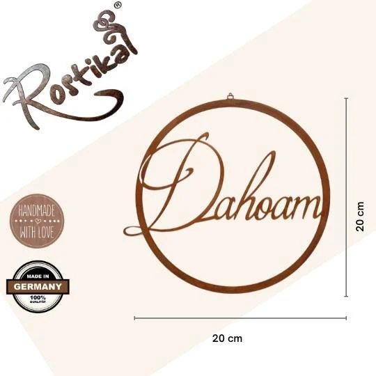 Dahoam Loop – Metallring als Boho Wand- und Fensterdeko
