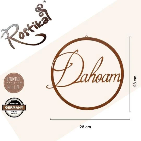 Dahoam Loop – Metallring als Boho Wand- und Fensterdeko