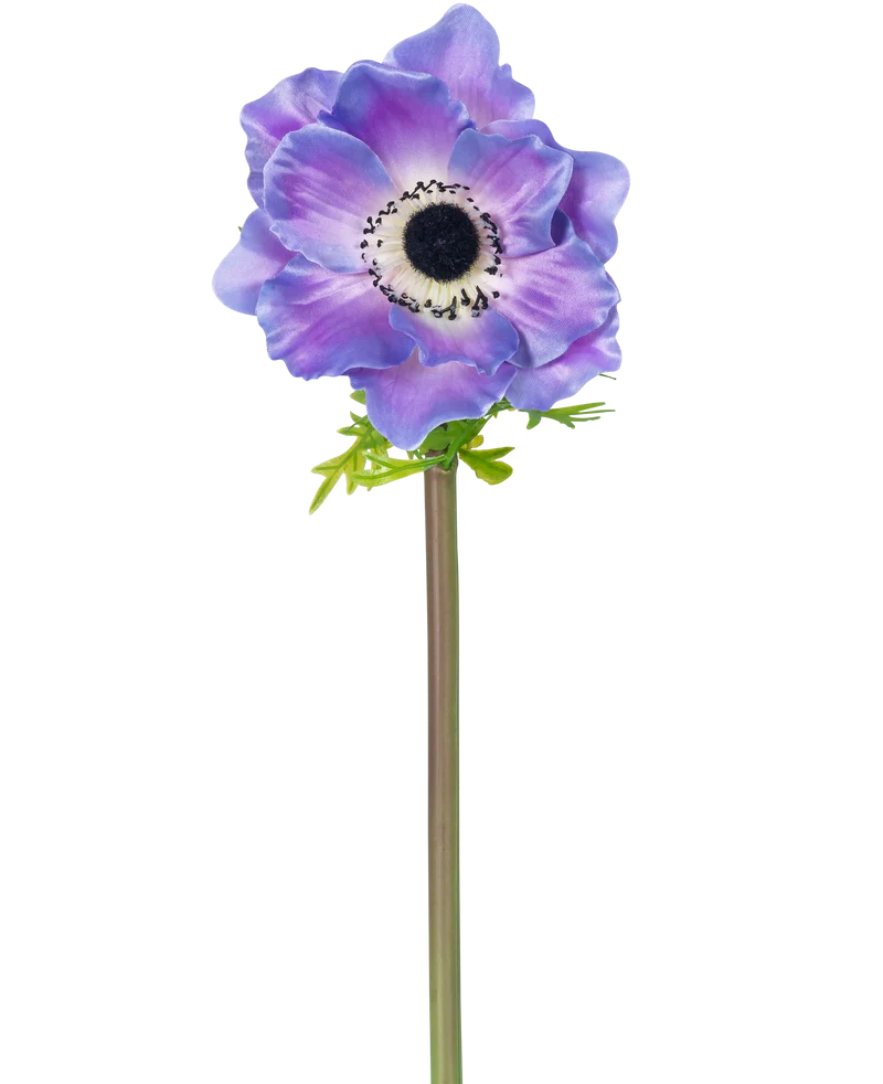 Künstliche Blume Anemone Deluxe 43 cm lila