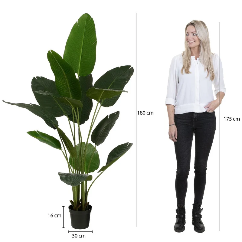 Künstlicher Bananenbaum (180 cm)