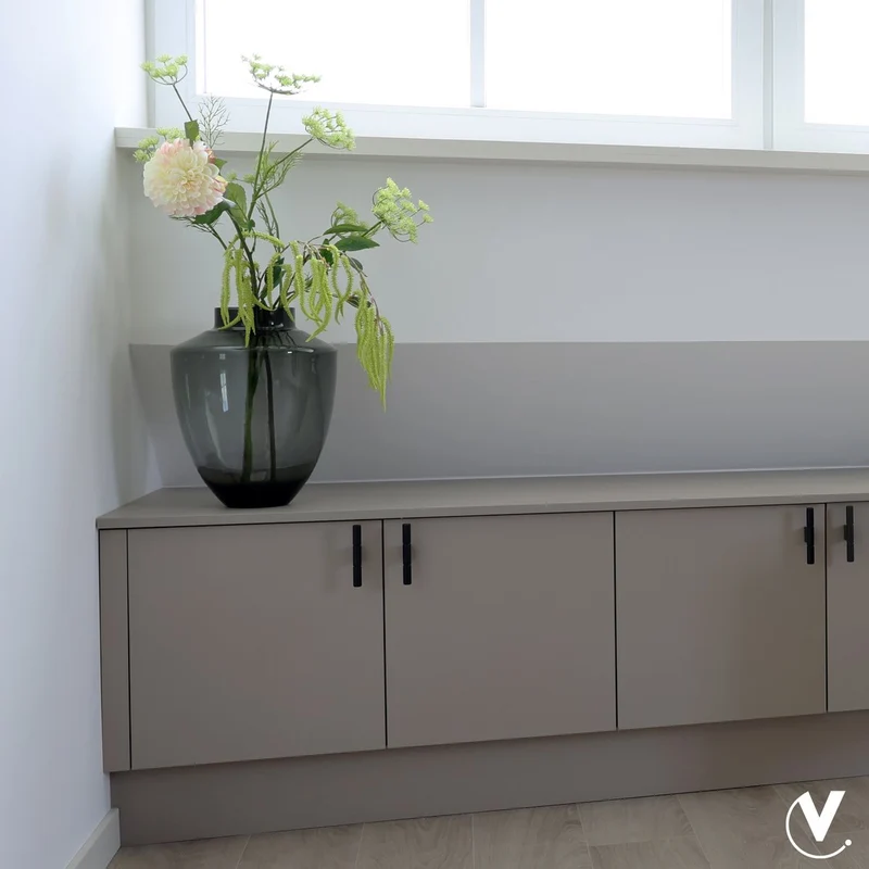 Vase Tugela Grau