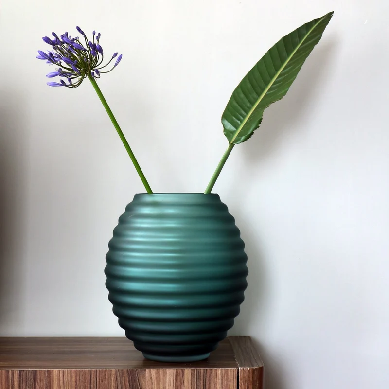 Vase Chinko Satingrün