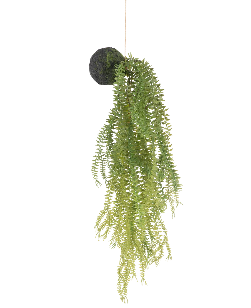 Künstliche Hängepflanze Phlegmariurus Kugel 50 cm